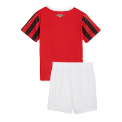 Kids A.C. Milan 24/25 Home Kit Full Set Shirt & Short
