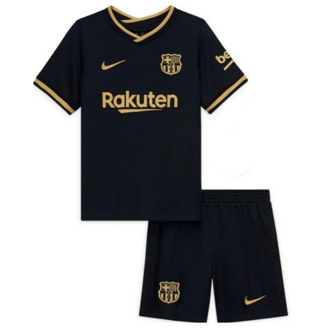 Kids Barcelona 20-21 Away Shirt & Shorts Full Set