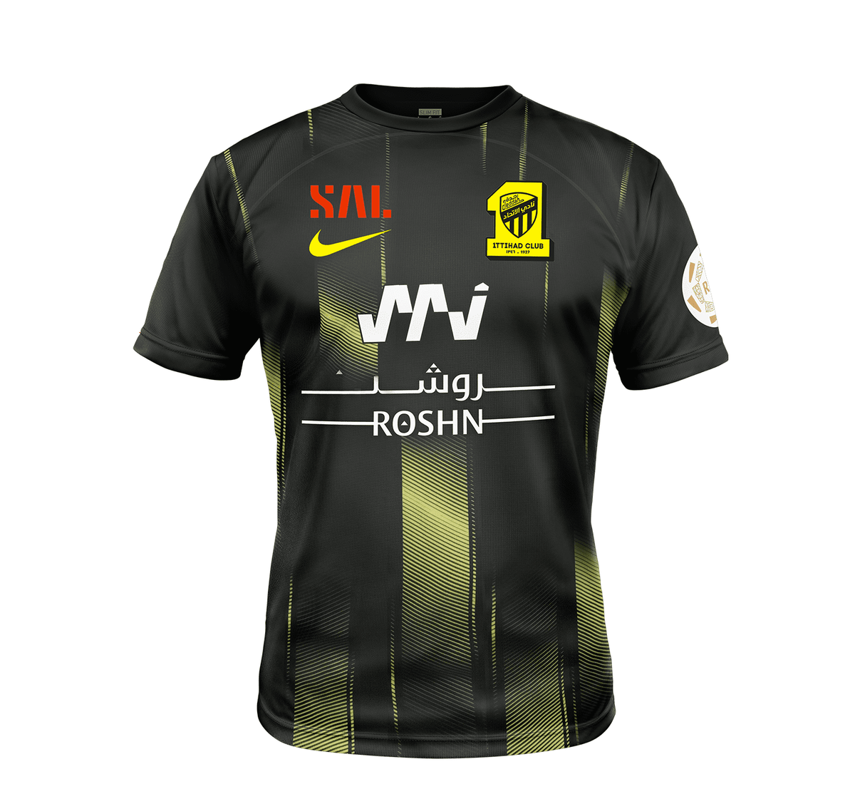 Kids Nike Al-Ittihad 23/24 Third Jersey Full Set Shirt & Shorts