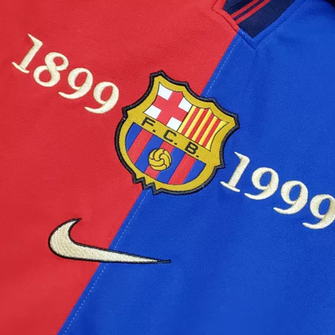 1999-00 Barcelona Home 100th Anniversary Kit