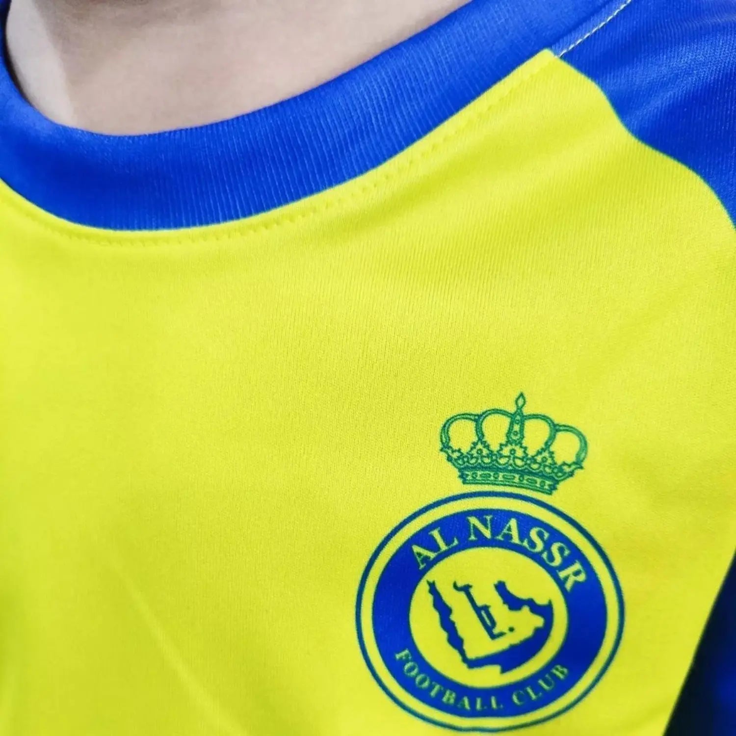 Al Nassr Home Jersey 2022/23 Full Kit T-shirt &Short FootballDXB