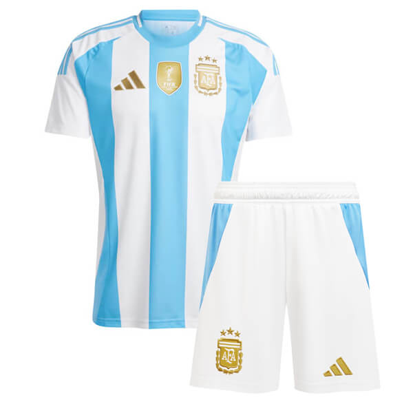 Argentina 2024 Home Mini Kit Full Set Shirt & Shorts