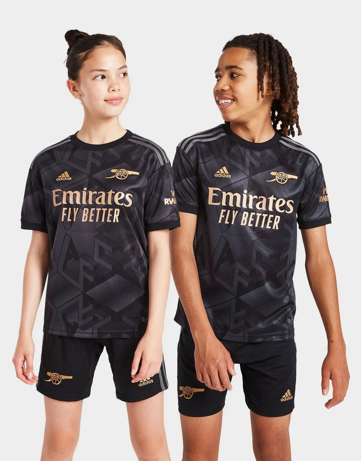 Arsenal FC 2022/23 Away kit  Junior Full Set T-shirt & short - Football DXB