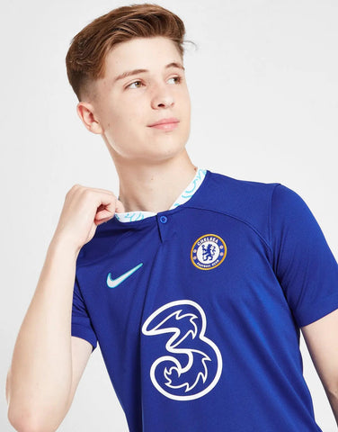 Chelsea FC 2022/23 Home Shirt Junior Full Set T-shirt & short - Football DXB