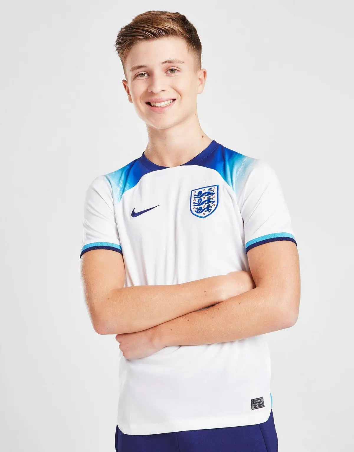 England 2022 Home Shirt Junior Full Set T-shirt & short - Football DXB