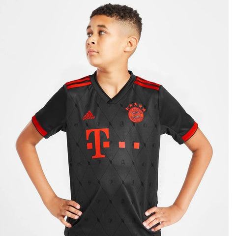 FC Bayern Munich 2022/23 Third Shirt Junior  Full Set T-shirt & short - Football DXB