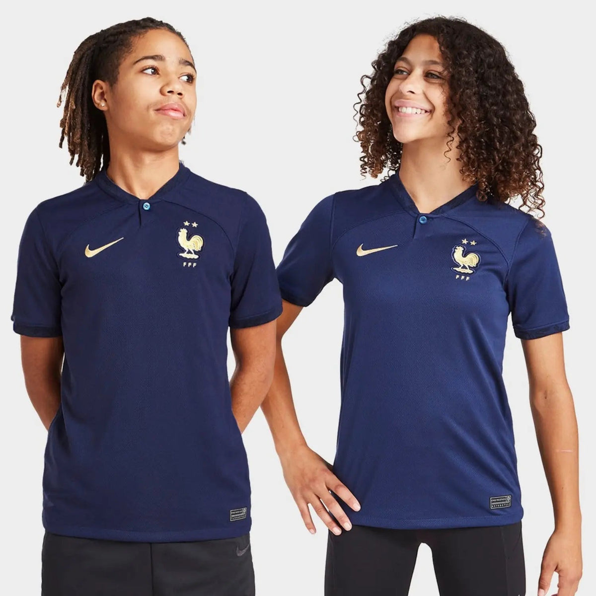 France 2022 Home Shirt Junior - Football DXB