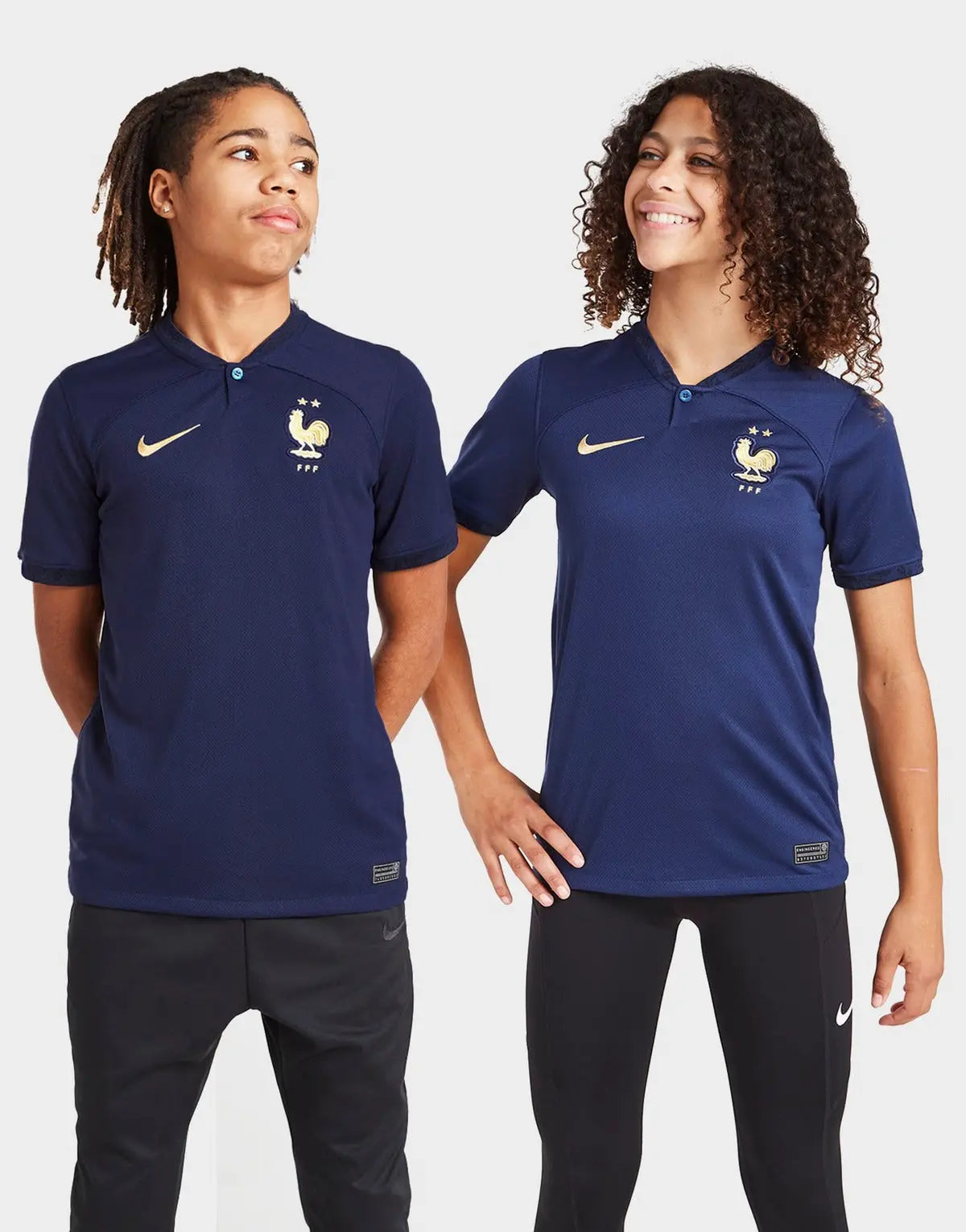 France 2022 Home Shirt Junior - Football DXB