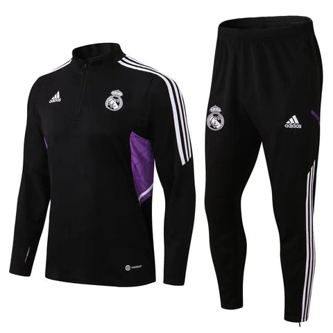 Kids Adidas Real Madrid Training Tracksuit Football DXB