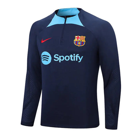 Kids Barcelona Training Tracksuit Football DXB