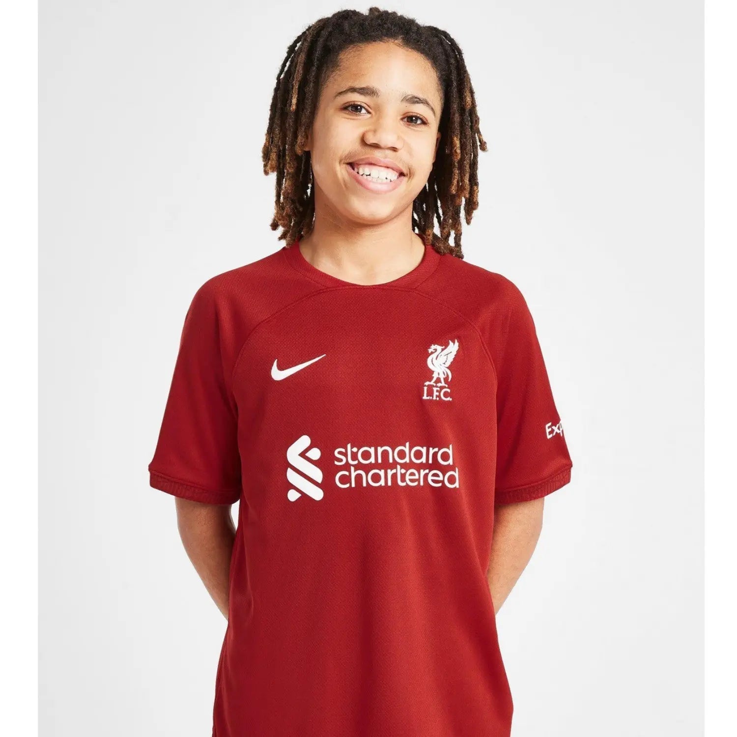 Liverpool FC 2022/23 Home Kit Junior Full Set T-shirt & short - Football DXB