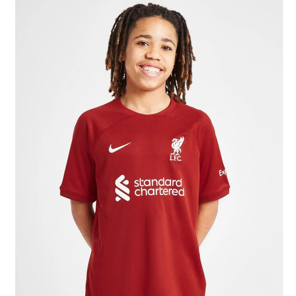 Liverpool FC 2022/23 Home Kit Junior Full Set T-shirt & short - Football DXB