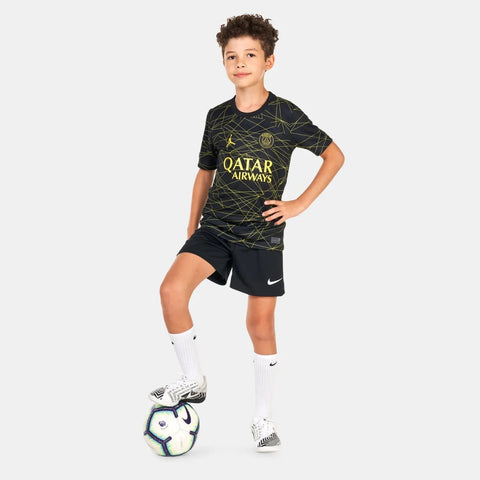 Paris Saint Germain 2023/24 Fourth Kit Children Full Kit T-shirt & Short FootballDXB