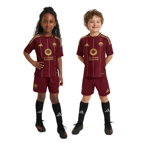 AS Roma 24-25 Home Mini Kit Full Set Shirt & Short