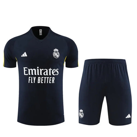 Real Madrid Short Sleeve Training Suit For Kids T-shirt/short Football DXB