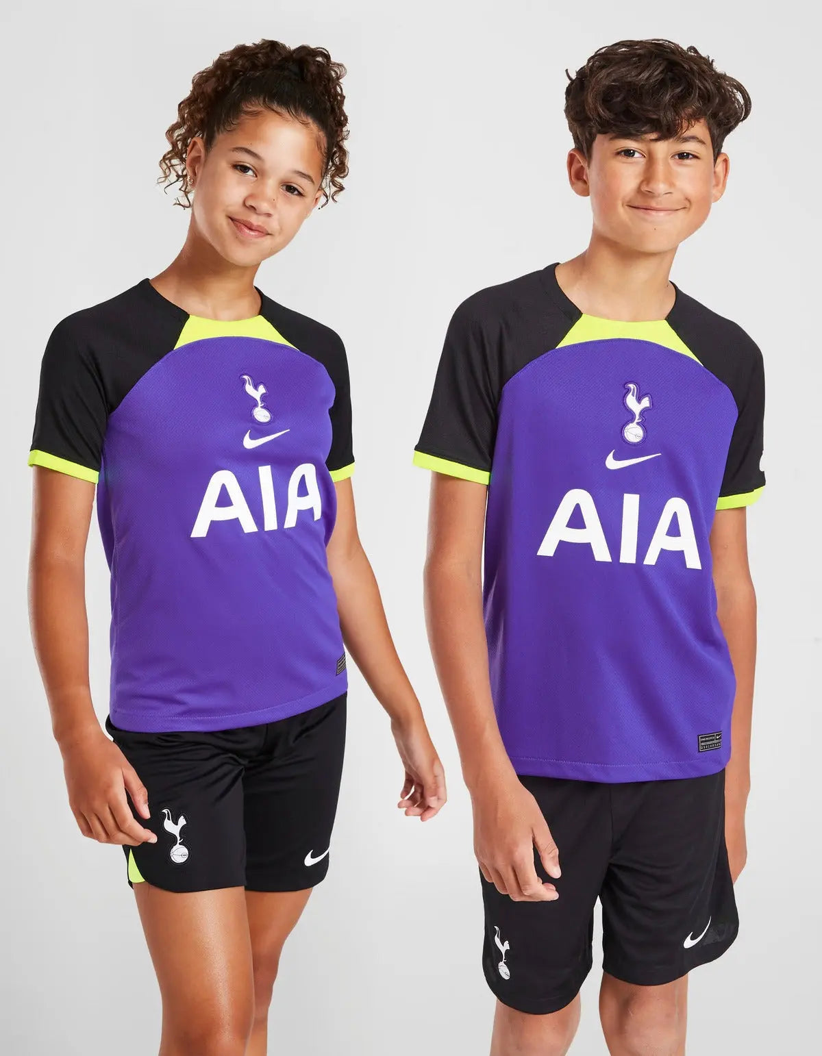 Tottenham Hotspur FC 2022/23 Away kit Junior Full Set T-shirt & short - Football DXB