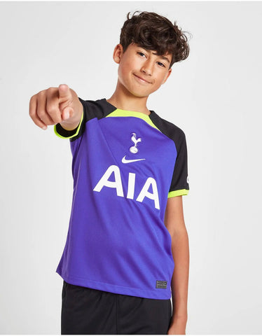 Tottenham Hotspur FC 2022/23 Away kit Junior Full Set T-shirt & short - Football DXB