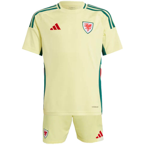 Wales 2024 Away Mini Kit Full Set Shirt & Shorts