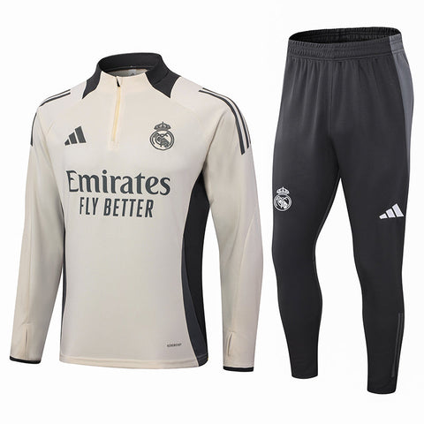 Kids Real Madrid Training Tracksuit 24-25