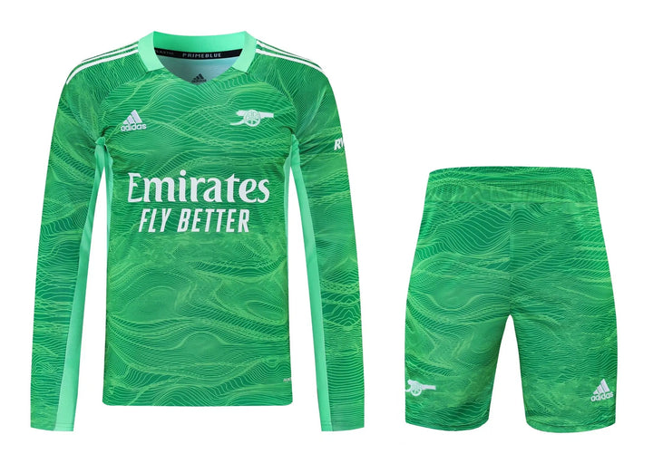 Arsenal FC 21/22 Home Goalkeeper Kit Long sleeves - Football DXB