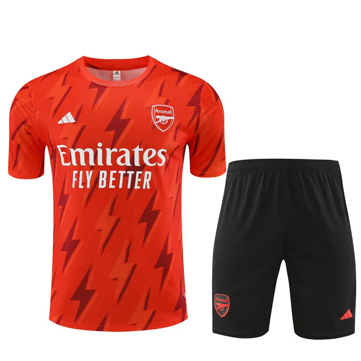 Arsenal Short Sleeve Training Suit For Kids T-shirt/short Football DXB