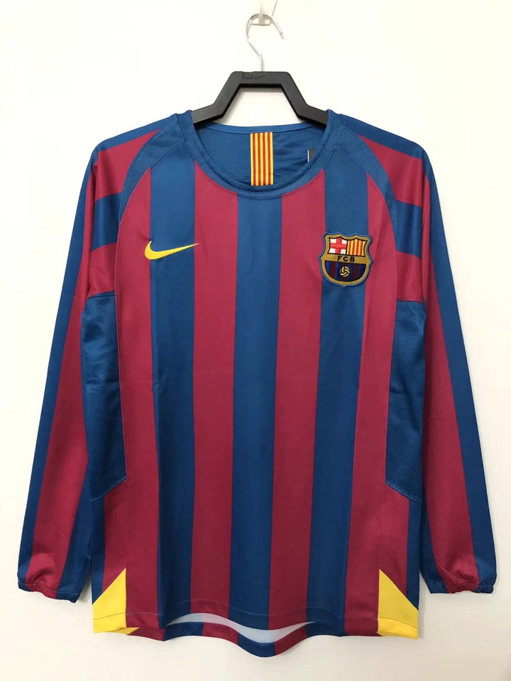 Barcelona home long sleeves 2005/06 FootballDXB