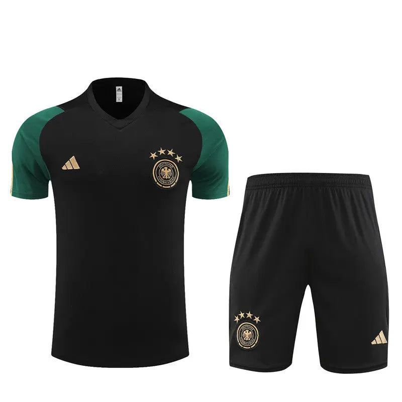 German Short Sleeve Training Suit For Men T-shirt/short Football DXB