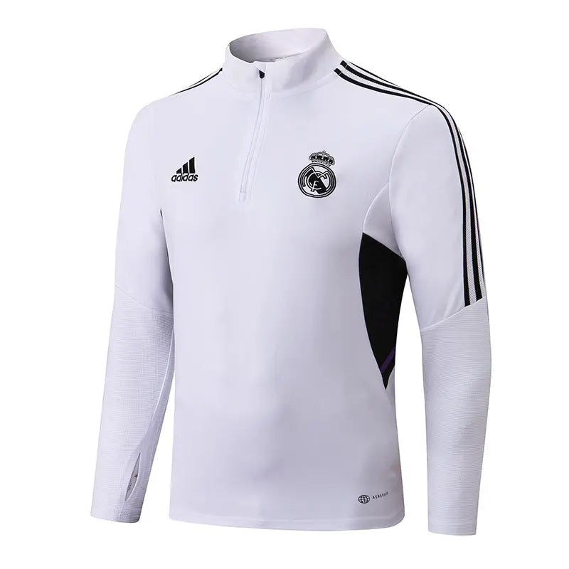 Kids Real Madrid Training Tracksuit Football DXB