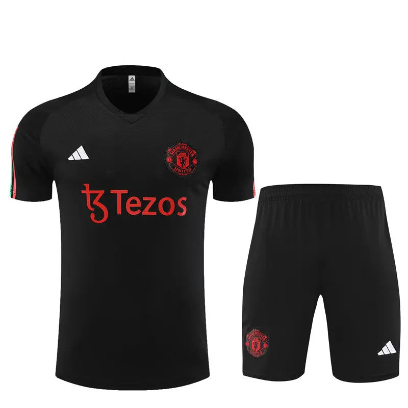 Manchester United Short Sleeve Training Suit For Men T-shirt/short Football DXB